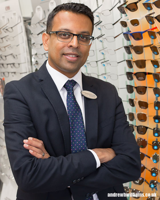 Retail headshot photography in-situ