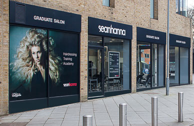 Salon exterior photography