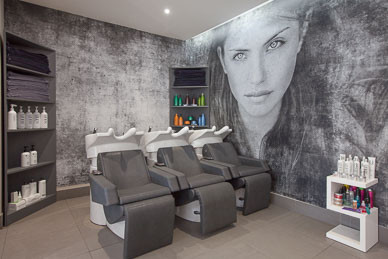 Interior Photography and team images for Sarai - Winner Salon Business Awards - Local Salon of the Year 2017