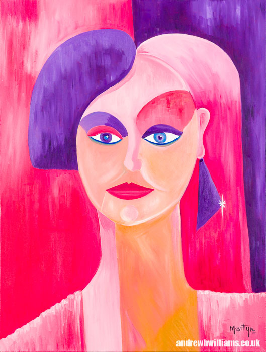 Painting on canvas - Colour correct and ready for print. For: Contemporary Artist - Martyn Royce