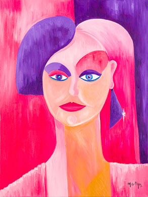 Painting on canvas - Colour correct and ready for print. For: Contemporary Artist - Martyn Royce